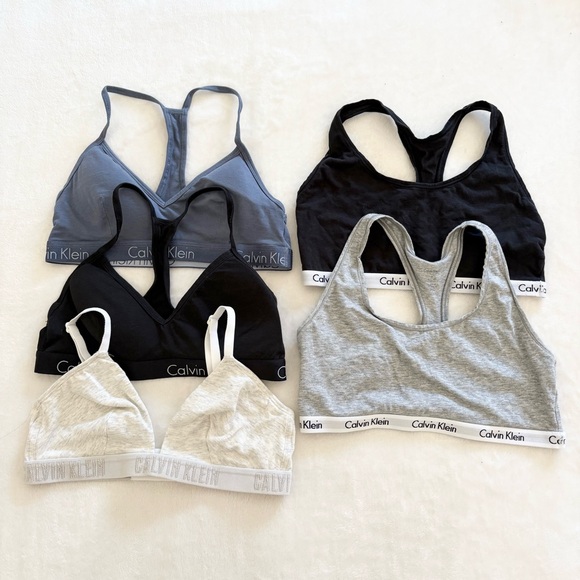 CALVIN KLEIN Bralettes (5) - Picture 1 of 9